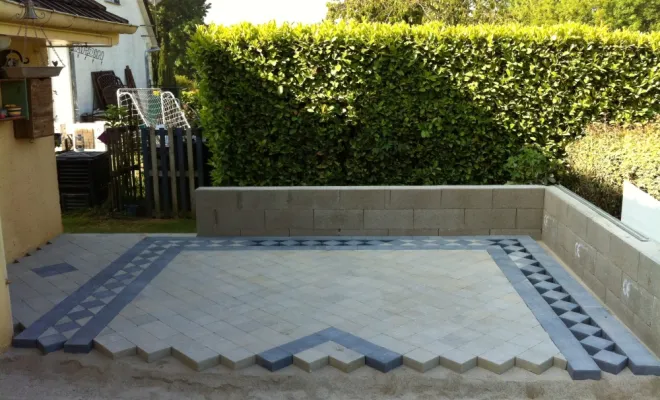 Création de terrasse en pavés béton à Saint-Quentin